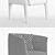 ESTEL MILO | Leather Easy Chair 3D model small image 3