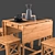 Ingatorp Dining Set: Stylish and Functional 3D model small image 2