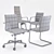 Elegant Vega S Chair - Manager's Choice 3D model small image 3