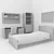 Safe and Stylish Children's Furniture Set 3D model small image 3