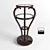 Elegant Annibale Colombo 11V Table 3D model small image 1