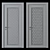 Modern Style 800x2000mm Door 3D model small image 2