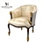 Luxury Armchair: Mantellassi Casa del Sole 3D model small image 1