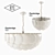 Elegant Pembridge Chandelier: Timeless Beauty 3D model small image 1