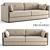 Trussardi Maryl Sofa: Luxurious Elegance for Your Home 3D model small image 1