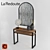 Elegant Console Set with Mirror: Redoute's Finest 3D model small image 1