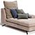 Colombini Casa SCENA Sofa: Modern Comfort for Your Home 3D model small image 2