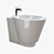 Carabeo Ceramica Bidet - Stylish and Functional 3D model small image 1