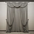 Elegant Curtain Set 3D model small image 2