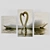 Swan Lake Triptych: Modular Canvas Painting 3D model small image 1