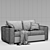 Cosmorelax Lukas: Stylish Comfort for Your Home 3D model small image 2