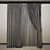 Shadow Curtains with Tie-backs 3D model small image 2