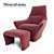 Sleek and Stylish Armchair: MisuraEmme Ermes Vesta 3D model small image 1