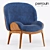 Cozy Hug Armchair Perrouin 3D model small image 1