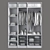 Stylish PAX Wardrobe - Organize in Style 3D model small image 3