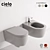 Ceramica Cielo Smile: Sophisticated Suspended Toilets 3D model small image 1