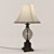 Elegant Ondreya Table Lamp Set 3D model small image 1