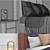 Fendi Adone Bed: Luxury Versatility for Opulent Spaces 3D model small image 3