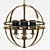 Elegant Mondo-6 Chandelier: Illuminate Your Space 3D model small image 1