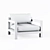 Pacific Outdoor Armchair: Modern Elegance for Relaxation 3D model small image 2