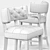 Rivingtone Modern Bar Stool 3D model small image 3