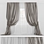 Elegant Atlas Curtains 3D model small image 1