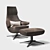 Poltrona Frau Jay Lounge: Modern Comfort with Traditional Charm 3D model small image 1