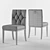 Elegant Grosvenor Dining Chair by Alter London 3D model small image 3