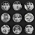 Lina Cavalieri Decorative Plate 3D model small image 1