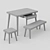 Creative Space Table: KKhome Masterpiece 3D model small image 2