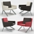 Theo Armchair: Timeless Elegance & Comfort 3D model small image 1