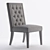 Elegant Maxwell Side Chair: Espresso 3D model small image 2