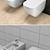 HATRIA Next Toilet and Bidet: Upgrade Your Bathroom 3D model small image 3