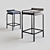 Sophisticated Ergonomic Stool 3D model small image 2