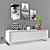 Contemporary Hallway Decor Set 3D model small image 3