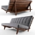 Vintage-inspired HAUNER Sofa 3D model small image 1