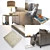 Vintage Modern Danish Sofa 3D model small image 2