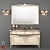 Italian designed Silvano Grifoni bathroom console 3D model small image 1