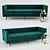 Comfy and Stylish Joybird Chelsea Sofa 3D model small image 1