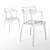 Elegant Talon Chair: Reeves Design 3D model small image 3