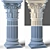 Corinthian Order Column: Elegant Artistic Design 3D model small image 2