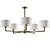 Antique Brass 5 Arm Pendant 3D model small image 1