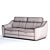 Nieri Dakota 3-Seater Sofa 3D model small image 3