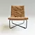 Stylish LC03 Armchair: Easy Leather Color Change! 3D model small image 2