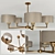 Elegant Holt Pendant Chandelier 3D model small image 3
