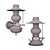 Antique Bronze Colonial-style Lamps by Moretti Luce 3D model small image 3