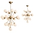 Italian Brass Sputnik Chandelier 3D model small image 1