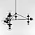 Industrial Loft Modern Chandelier 3D model small image 1