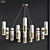 Ultra-Favorite Chandelier: Elegantly Restored Pendant 3D model small image 1