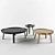 Sleek and Sturdy Muuto Coffee Table 3D model small image 1